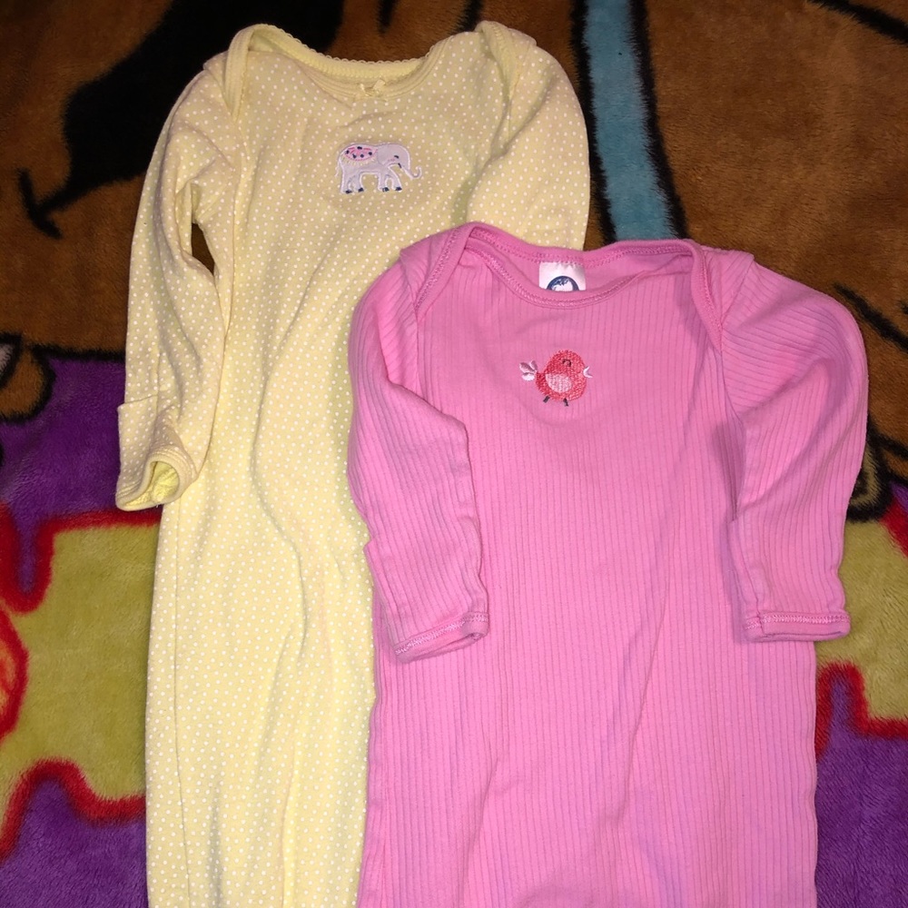2 Baby Girl Sleep Sacks